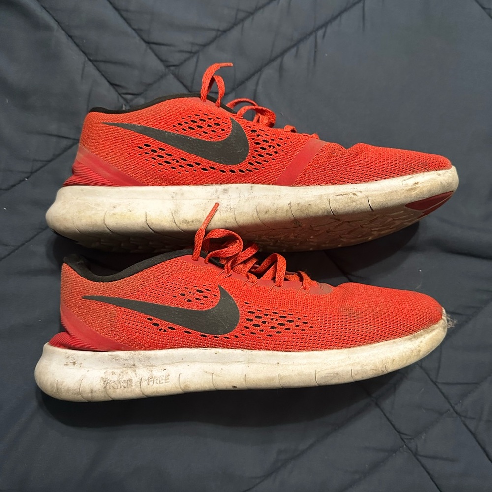 Nike Red and Black Sneakers